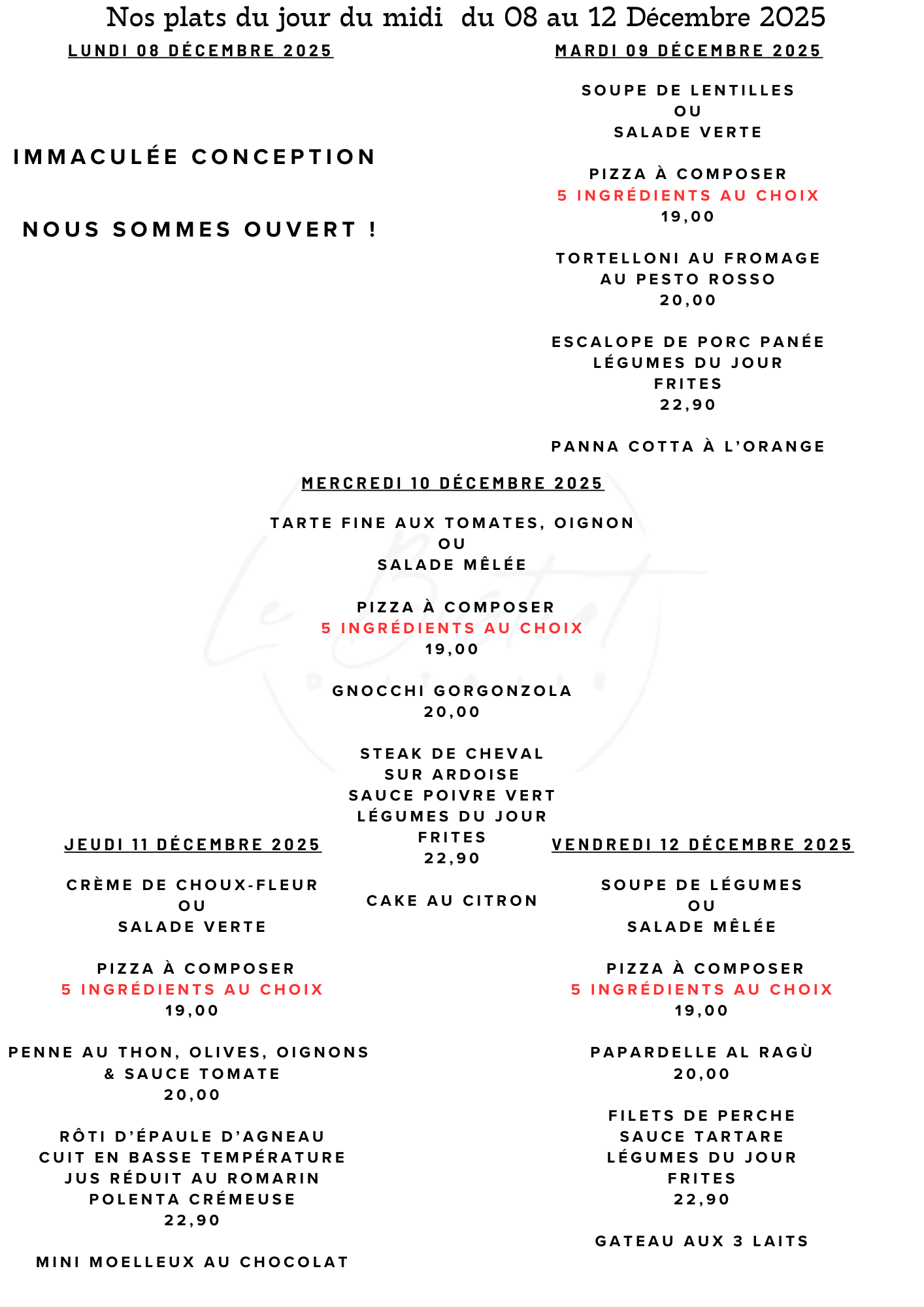 Penser à réserver au 0277220053