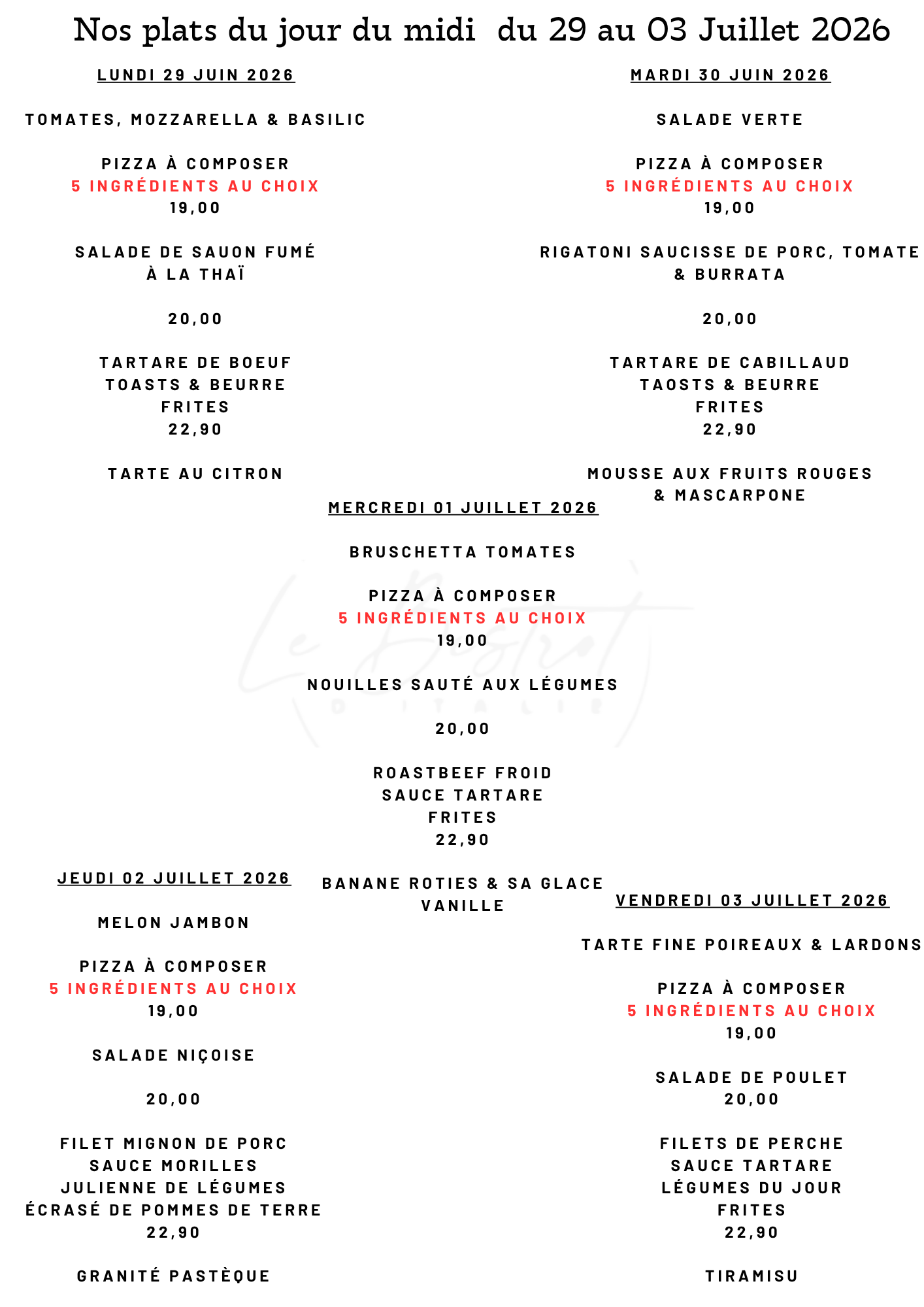 Penser à réserver au 0277220053