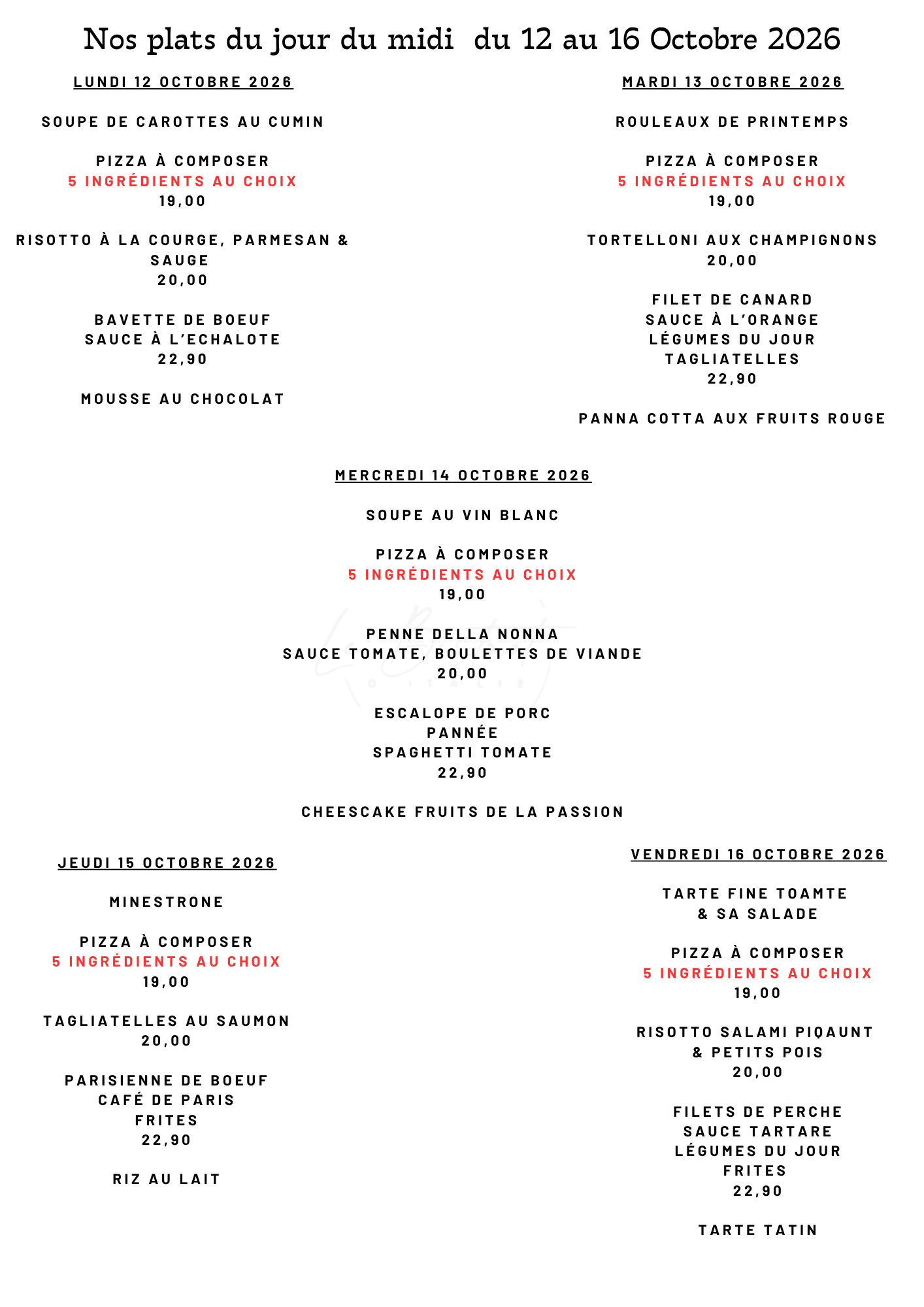 Penser à réserver au 0277220053